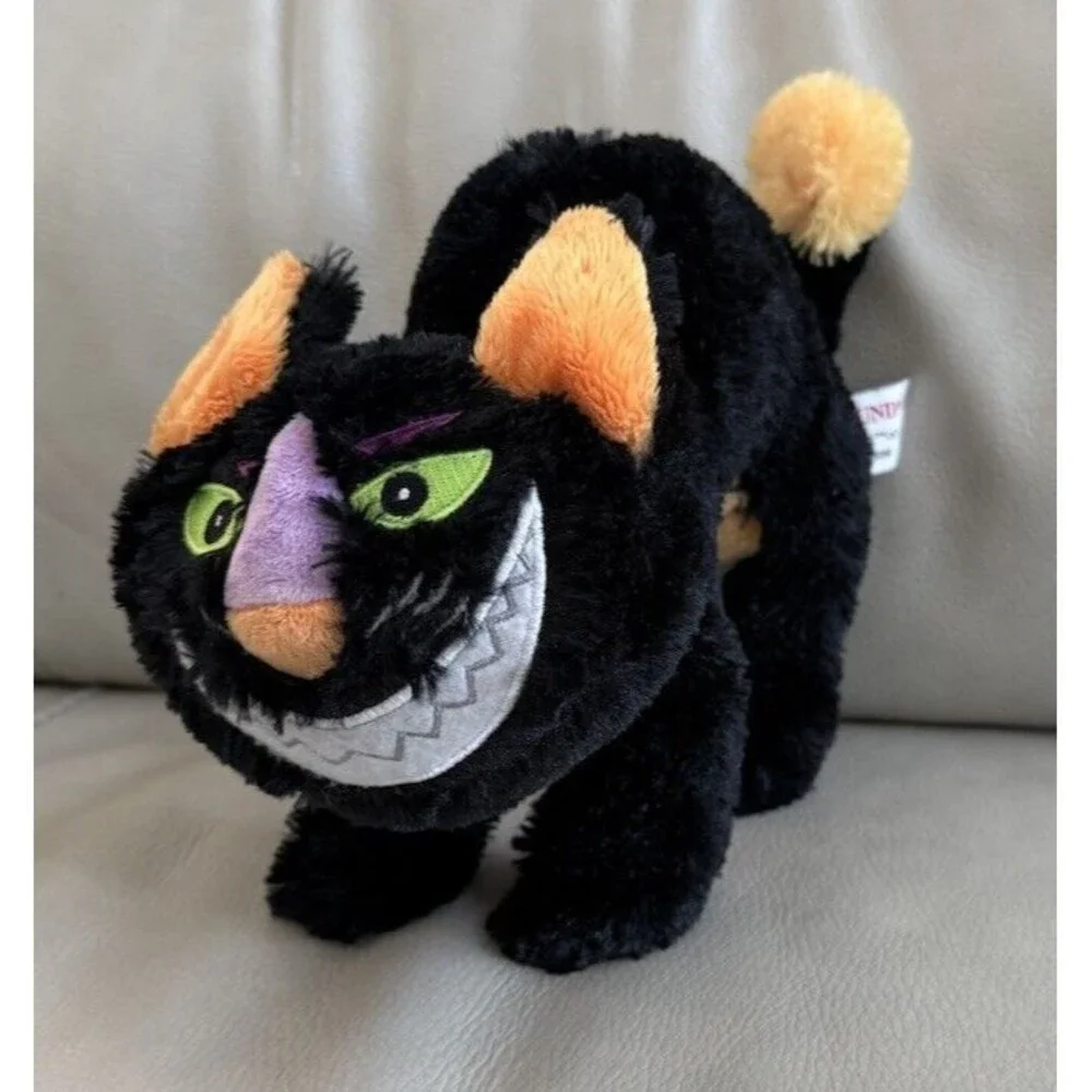 Gund Halloween Tabbie Cat Black Arched HTF Limited Plush 11x7 EUC